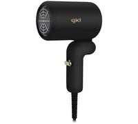 GKL Mini Secador de Viaje, 400W, Plegable, Flujo de Aire Caliente hasta 70°C para maleta, gimnasio, mochila y uso diario. Mini secador muy potente para su tamaño (Negro)