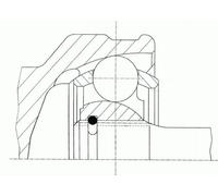 GKN Juego de articulación, árbol de transmisión para FORD: Mondeo (Ref: 21449)
