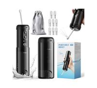 Gkstly Bidé de viaje portátil recargable, pulverizador eléctrico de 250 ml, IPX7, impermeable, con 5 modos de pulverización para limpieza de higiene personal, cuidado postnatal relajante