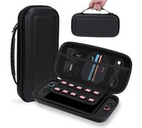 Gkstly Diseñado Bolsa para Consola Switch 2 2025, Bolsa de Viaje con 10 Cartuchos de Juego, Estuche Rígido Portátil Protector para Consola Switch 2 2025 y Accesorios, Negro