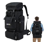 Gkstly Mochila de Senderismo de 70 L, Impermeable Trekkingre Mochilas de Camping, Mochila de Gran Capacidad para Acampar Caminar Deportes al Aire Libre para Hombres y Mujeres