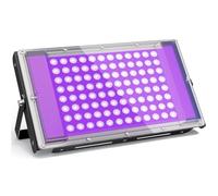 GKT 100W LED Luz Negra, Luz Negra Ultravioleta, IP66 Impermeable, luz ultravioleta con Enchufe Para Halloween, Navidad, Body Painting, Fiesta fluorescente, Luz UV para Curar Resina