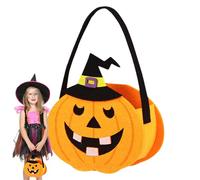 Gkumgwo Bolsas de dulces de Halloween, bolsas de truco trato | Bolsa de dulces de calabaza - Bolsas reutilizables de Halloween para truco trato, suministros para recuerdos de fiesta de Halloween,