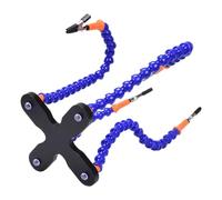 Gkumgwo Manos amigas de soldadura, estación de soldadura de tercera mano - Estaciones de trabajo de soldadura Helping Hands con 4 brazos,Base antideslizante de aluminio con pinzas de cocodrilo para