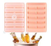 Gkumgwo Molde Para Hielo De Whisky | Silicona De Fácil Desmolde Con Largo - Molde De Hielo Reutilizable Con Embudo,para Fiesta De Cata De Whisky Y Coctelería Hogar Bar Camping Bodas Cocina