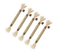 Gkumgwo Palos De Silvervine para Gatos - 5 Piezas De Juguetes Naturales Masticables con Hierba Gatera,para Cuidado De Gatos | para Limpieza Y Enriquecimiento De De Interior Y Exterior