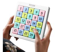 Gkumgwo Puzzle deslizante - Juego de deslizante de números - Juego de ajos de mano para entrenamiento lógico niños adultos noche familiar viaje oficina entretenimiento