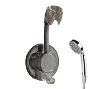 Gkumgwo Soporte para alcachofa de ducha ajustable | Soporte de ducha giratorio montado en la pared | Adhesivo fuerte Soporte ajustable para ducha de mano para baño, apartamento o vivienda estudiantil