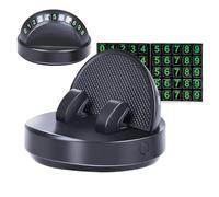 Gkumgwo Soporte para Telefono En Salpicadero - Base De Soporte para Móvil En Salpicadero - Smartphone con Placa De Aparcamiento Temporal para Coche Sedán Furgoneta Autocaravana