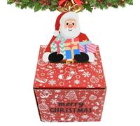 Gkumgwo Sujetadores De Dinero Navideños para Efectivo,30 Bolsas Transparentes con Dispensador - Portamonedas De Navidad,para Cumpleaños Tarjeta Fiestas Niños Papá Nieta Amigo Halloween