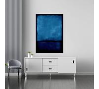 GKUVBF Mark Rothko Museo Exposición Arte Abstracto Moderno Póster Lienzo Pintura Impresiones de Pared Imagen para Sala Decoración del Hogar 70x105cm Sin Marco