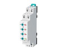 GKV-12, GKV-12F 3 x 380 VAC Relé de subfase trifásico trifásico con-neutro y de sobretensión (GKV-12)