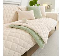 GKXLH Nueva Funda de Sofá Lavable - Fundas de Sofá de Felpa de Leche Suave 1 2 3 Plazas, Fundas de Sofá Antideslizantes, Fundas de Sofá para Sofá Seccional, Funda de Sofá de Esquina en Forma de L