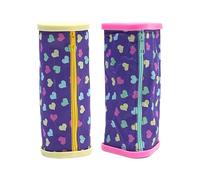 GKYQVE 2 estuches multifunción con cremallera para estudiantes y adultos, gran capacidad, bolsas de cosméticos de viaje, e