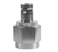 GKYQVE Adaptador macho a BNC hembra, conector coaxial, convertidor de antenas, conector para radio, walkies, talkies N macho a BNC hembra