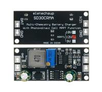 GKYQVE Advanced SD30CRMA MPPT - Módulo de carga solar para camping para una fuente de alimentación estable en camping y entorno agrícola de celda fotovoltaica