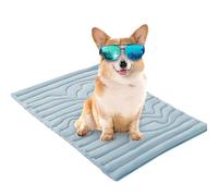 GKYQVE Alfombrilla refrigerante portátil para mascotas, suave, velutinosa, para caninos, gatos, uso interior, cara inmune, fácil almacenamiento, esencial y delgada