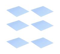 GKYQVE Almohadilla conductora térmica de silicona de alto rendimiento para refrigeración de CPU, 100 x 100 mm, hoja de aislamiento para computadoras, lámina de refrigeración de silicona