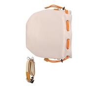 GKYQVE Bolsa de viaje a prueba de golpes para cámara con separadores extraíbles, resistente a la intemperie, exterior y correa ergonómica para el hombro, bolsa de almacenamiento impermeable, beige