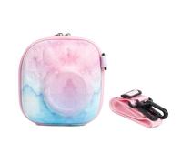 GKYQVE Bolsa impermeable de EVA para cámaras Mini7+/8/9/12/40, funda de mensajero, funda de transporte de moda, funda de transporte con eslingas, mochilas, cámara para viajes, Azul pastel