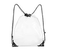 GKYQVE Bolsa transparente con cordón para estadios, mochila transparente para conciertos, deportes, festivales, viajes, trabajo, mochila de cuerda, gimnasio, cinchs, bolsa deportiva