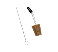 GKYQVE Boquillas de silicona con manguera larga de acero inoxidable para una fácil extracción de agua en profundidad y vertido preciso en equipos de camping, tubo de acero inoxidable