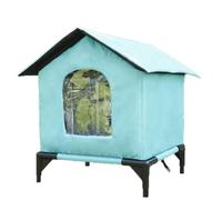 GKYQVE Casa aislada para gatos Ferals para gatos al aire libre, resistente a la intemperie, refugio para mascotas pequeñas, condominio interior, casas pequeñas para mascotas