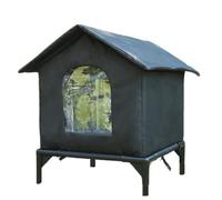 GKYQVE Casa aislada para gatos Ferals para gatos al aire libre, resistente a la intemperie, refugio para mascotas pequeñas, condominio interior, casas pequeñas para mascotas