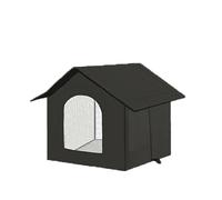 GKYQVE Casa aislada para gatos Ferals para gatos al aire libre, resistente a la intemperie, refugio para mascotas pequeñas, condominio interior, casas pequeñas para mascotas
