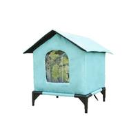 GKYQVE Casa aislada para gatos Ferals para gatos al aire libre, resistente a la intemperie, refugio para mascotas pequeñas, condominio interior, casas pequeñas para mascotas