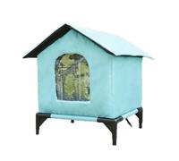 GKYQVE Casa aislada para gatos Ferals para gatos al aire libre, resistente a la intemperie, refugio para mascotas pequeñas, condominio interior, casas pequeñas para mascotas