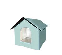 GKYQVE Casa aislada para gatos Ferals para gatos al aire libre, resistente a la intemperie, refugio para mascotas pequeñas, condominio interior, casas pequeñas para mascotas