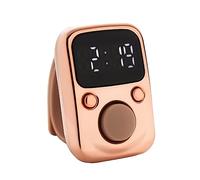 GKYQVE Contador de mano electrónico LED digital recargable, temporizador de oración, clicker portátil, budista, musulmanes, contadores de asistencia a conferencias, manual electrónico digital