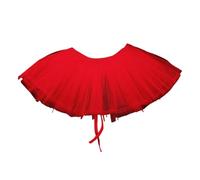 GKYQVE Cuello de tul con volantes para niñas, vintage, cuello victoriano, solapa, medieval, cosplay, victoriano, chal, accesorios para mujeres, hombres y niños, rosso, Talla única