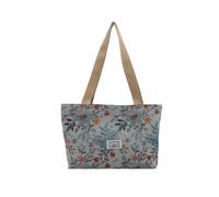 GKYQVE Espaciosa bolsa de lona de inspiración retro para uso diario, práctica con bolsillos de organización y correa cómoda, elegante diseño oriental, Blue, One Size