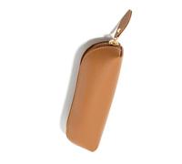 GKYQVE Estuche de piel sintética de gran capacidad para bolígrafos, organizador de escritorio para estudiantes, práctico y de gran capacidad, marrón claro