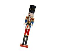 GKYQVE Figura de soldado cascanueces de madera de 55 cm, decoración de mesa de Navidad con tambor de pie para centros de mesa de vacaciones, centros de mesa
