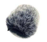 GKYQVE Filtro de parabrisas para micrófono Podmic Cubierta de espuma Peludo Muff Cubierta de micrófono Reductor de ruido Accesorios Micrófono dinámico Parabrisas