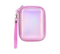 GKYQVE Funda protectora de poliuretano a prueba de golpes para cámara, textura de piel, adecuada para varios modelos, organizadores de películas resistentes al agua, b