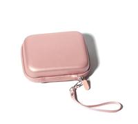 GKYQVE Funda protectora de poliuretano a prueba de golpes para cámara, textura de piel, adecuada para varios modelos, organizadores de películas resistentes al agua, oro rosa