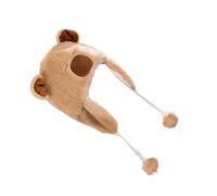 GKYQVE Gorro de felpa corta con aislamiento térmico, unisex, para niños y adultos, aventuras al aire libre, forro polar térmico, e, Talla única