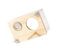 GKYQVE Jaula de loros para refugio de cría, caja nido para pájaros, para uso doméstico comercial, vista segura y segura, caja de cría de loros, grande