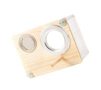 GKYQVE Jaula de loros para refugio de cría, caja nido para pájaros, para uso doméstico comercial, vista segura y segura, caja de cría de loros, grande