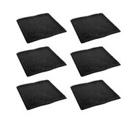 GKYQVE Juego de 6 alfombrillas para gallinas para gallinas, lavables, 24 celdas, para poner huevos, accesorios para aves de corral, solución de granja para aves de corral