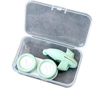 GKYQVE Kit de extracción de lentes y estuche de almacenamiento para lentes, pinzas de lentes, clip de succión, contenedor de viaje para lentes compactos, Green