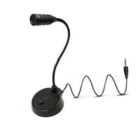 GKYQVE Micrófono de conferencia, interfaz USB/3,5 mm/tipo C, función de silencio instantáneo, tecnología avanzada de cancelación de ruido, micrófono de conferencia de escritorio
