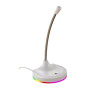 GKYQVE Micrófono USB de computadora de escritorio para videoconferencia, cancelación de ruido, accesorios profesionales, condensador USB profesional