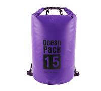 GKYQVE Mochila de hombro impermeable para exteriores, resistente al desgarro, malla de PVC, bolsa seca con correa ajustable para equipos deportivos, práctica bolsa seca con tela de malla de PVC