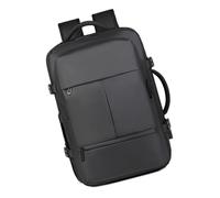 GKYQVE Mochila profesional para hombre, diseño seguro para viajes de trabajo, mochila de viaje para hombre, Black, Mass Beauty