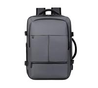 GKYQVE Mochila profesional para hombre, diseño seguro para viajes de trabajo, mochila de viaje para hombre, Gray, Mass Beauty